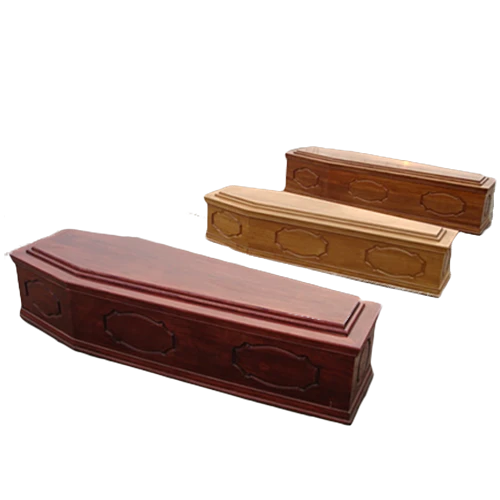 British Style Adult Abete Wood Coffin suppliers